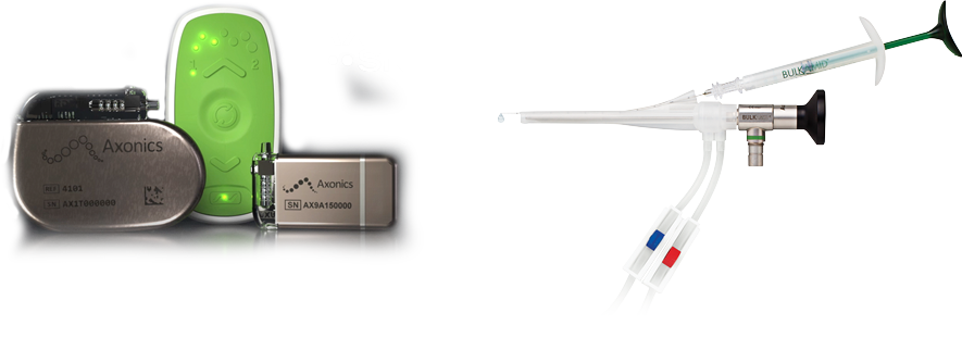 Axonics SNM and Bulkamid